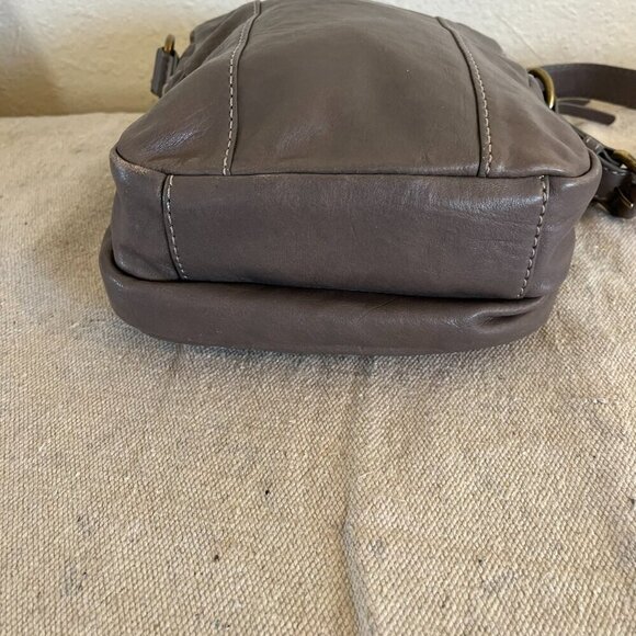 Fossil Bohemian Hippie Brown Leather Morgan Travel Crossbody - Picture 8 of 12
